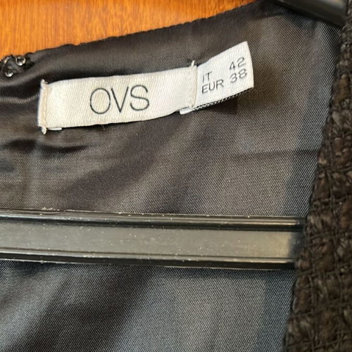 Black OVS dress size 38 like new, classic and elegant
