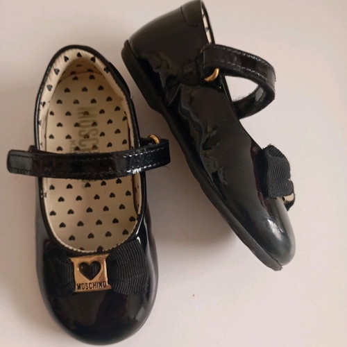 Moschino baby ballerina shoes used size 21