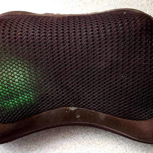 Electric neck massage pillow used with heating function