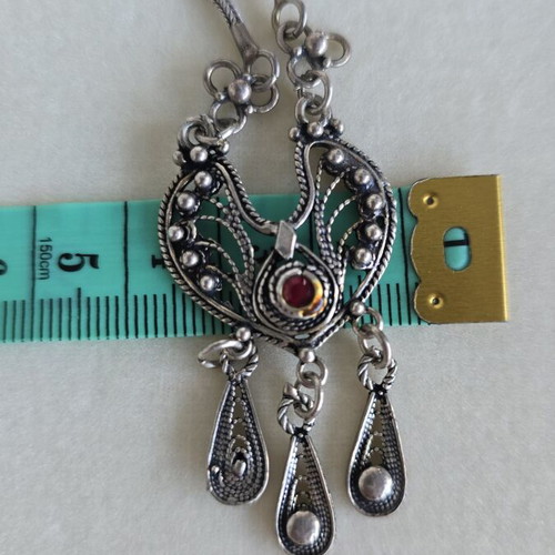 Vintage 925 silver necklace, 44 cm