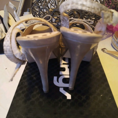 Migato sandals used, high heel, size 38, gray