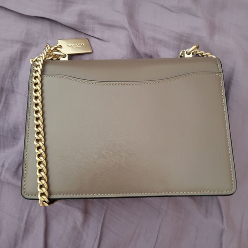 Coach Klare Dark Stone crossbody bag new, gray beige