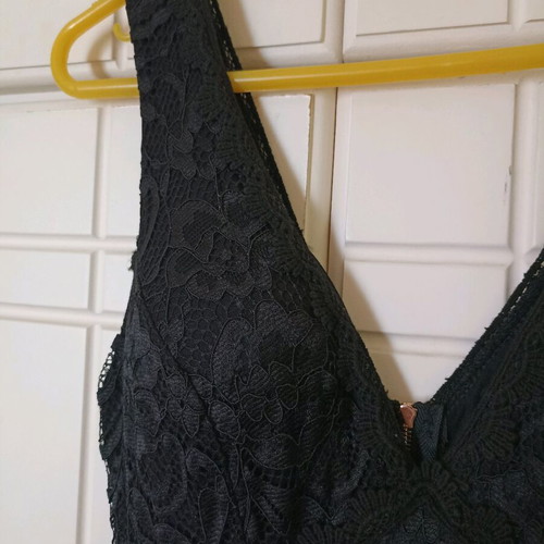 Formal women's dress new small black maxi