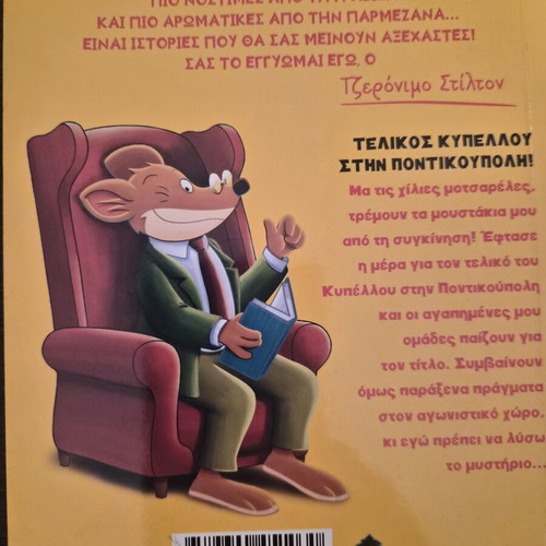 Geronimo Stilton 51: Final Cup in Mouse City children's book used