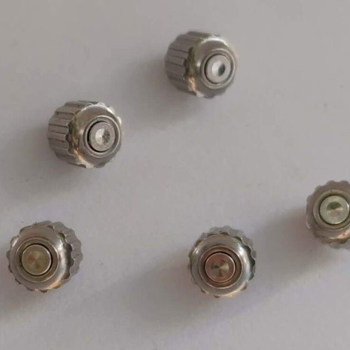 Omega Watch Steel Crown for 196.0200 or 196.200 New Old Stock