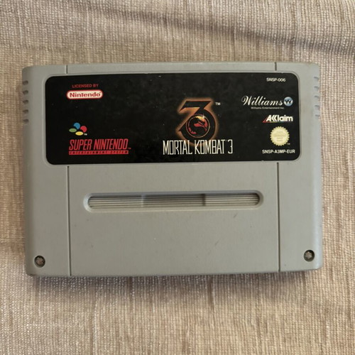 Mortal Kombat 3 Super Nintendo SNES game used