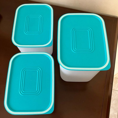 Tupperware Quadro Ultimo canisters 2.1L and 1.3L new