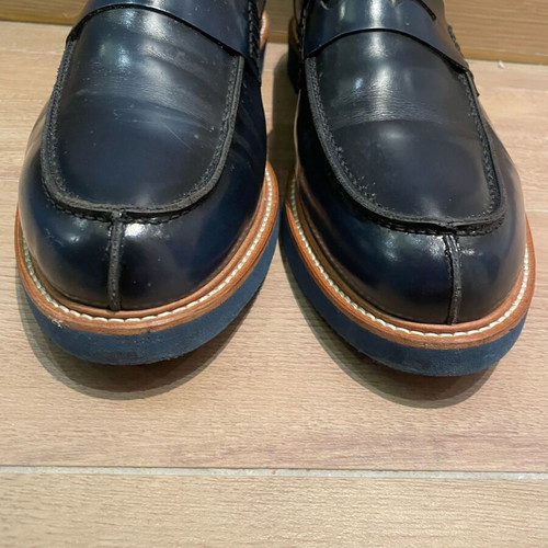 Italian men's moccasins like new, size 44, black