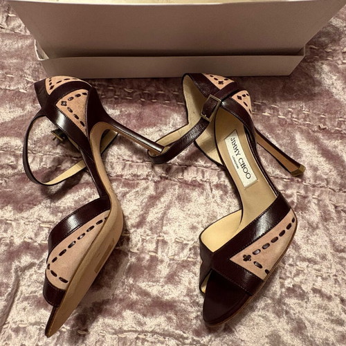 Jimmy Choo Blush Suede heels like new, size 36