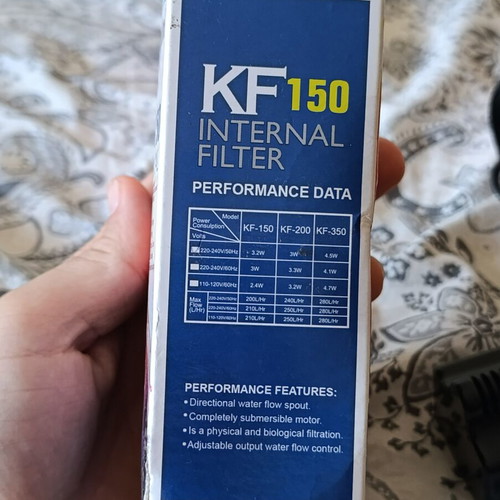 Dophin KF150 internal aquarium filter like new