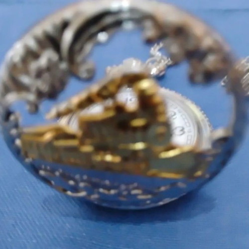 Vintage pocket watch with chain