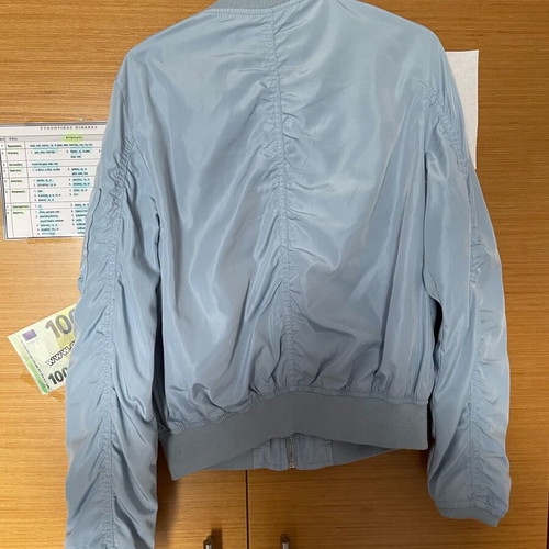 Fly women's jacket Bershka like new, light blue