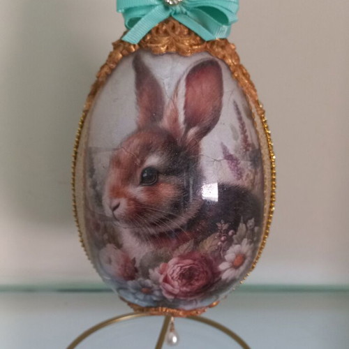 Easter egg handmade new from Plexiglas 15 cm