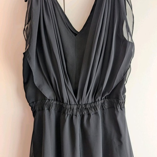 Black women's dress large like new, handmade, unworn