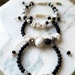 Handmade bracelet with crystals new