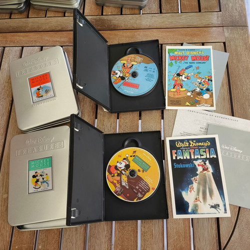 Walt Disney Treasures DVD collectible, like new, 15 limited tin boxes