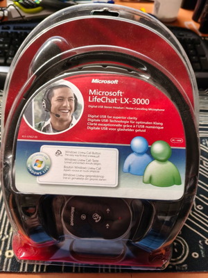 Microsoft LifeChat LX-3000 ακουστικά καινούργια, σφραγισμένη συσκευασία