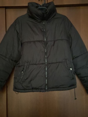Terra Nova puffer jacket, size L, black