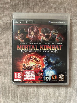 Mortal Kombat Komplete Edition PlayStation 3 game, English