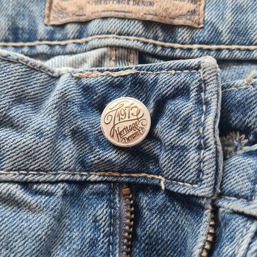 Zara distressed jeans size 40, blue