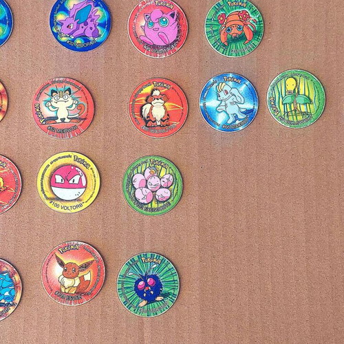 Pokemon Taz collectible set of 19 vintage tokens