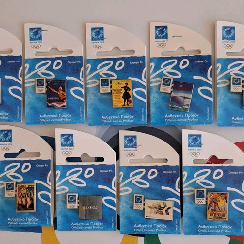 Athens 2004 Olympic Games pins set of 9 pieces new
