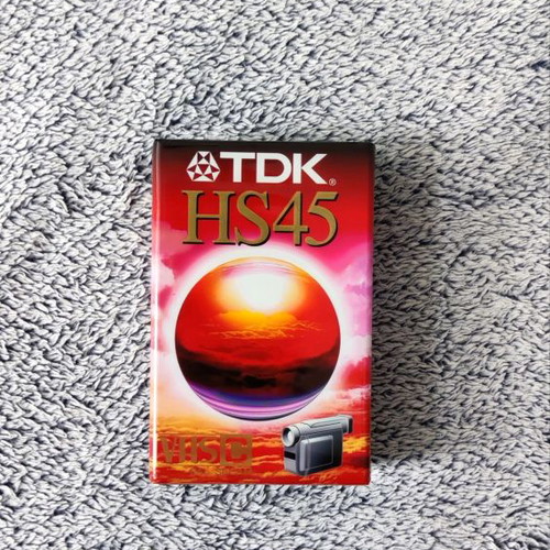 TDK VHS-C HS 45 video camera cassette new