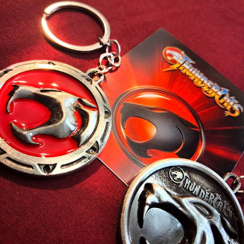 Thundercats Metal Embossed Keychain double-sided new