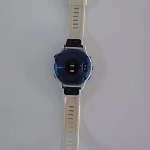 Garmin 6 Pro Solar smartwatch used, strap replacement recommended