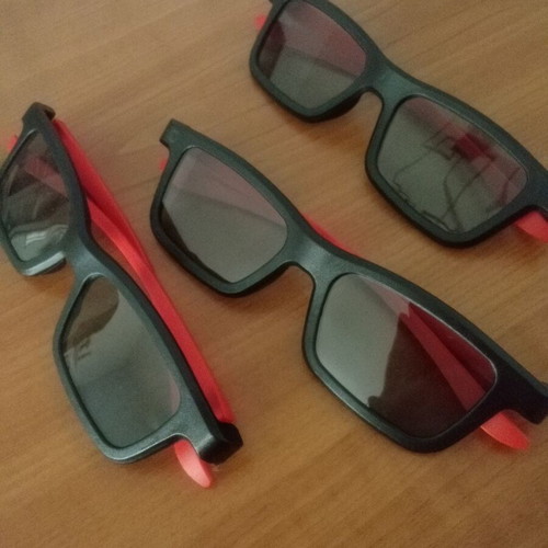 3D Glasses new, set of 3 for 3D movies