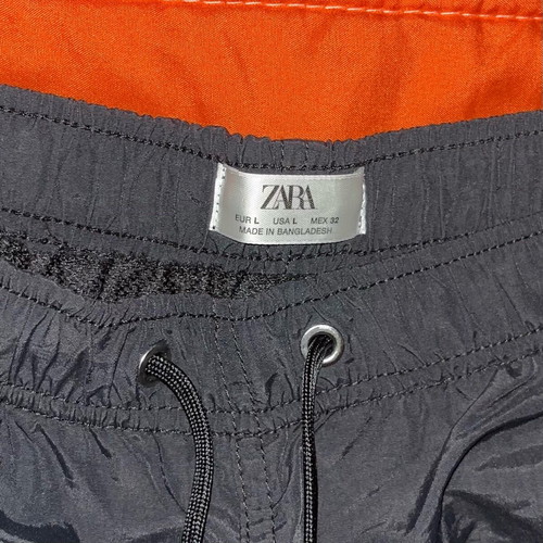 Zara Durable Swim Short, size L, black