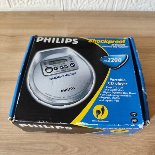 Philips AX2201 Portable CD Player like new, vintage