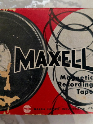 Винтидж магнитна лента Maxell A50-76 от 60-те години нова