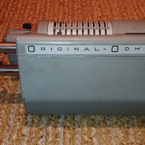 Original-Odhner vintage hand calculator used