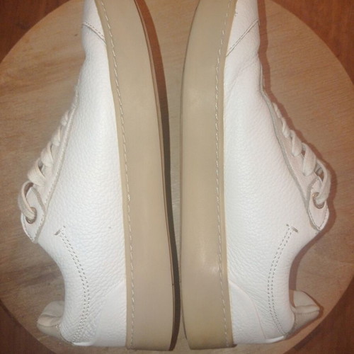 Massimo Dutti white leather sneakers like new, size 37