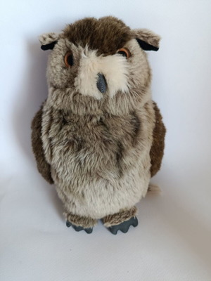WWF Plush Realistic Owl 30 cm Like New