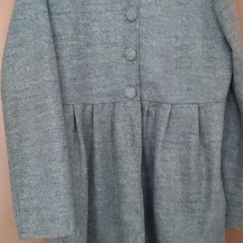 Women's coat used, size XL, gray, 100% polyester