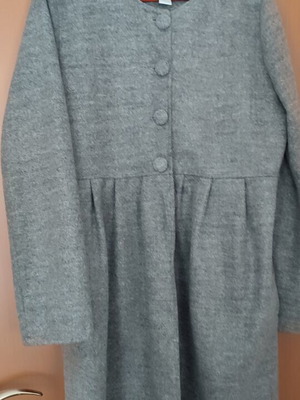 Women's coat used, size XL, gray, 100% polyester