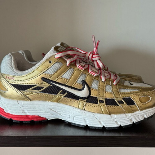 Nike P-6000 Metallic Gold new women's shoes size 36.5