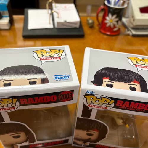 Funko Pop! John Rambo 2003 and 2004 new in box