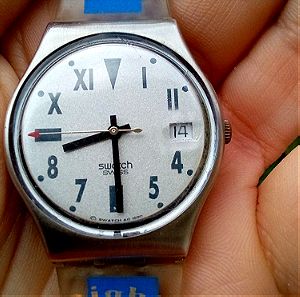 Swatch ρολόι χειρός λειτουργικό με μπαταρία