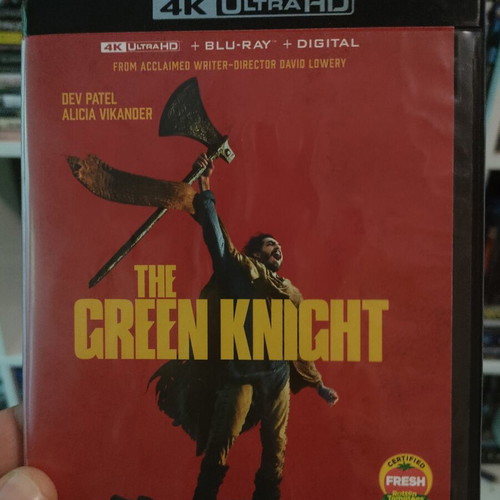 The Green Knight 4K UltraHD Blu-Ray like new, adventure drama fantasy