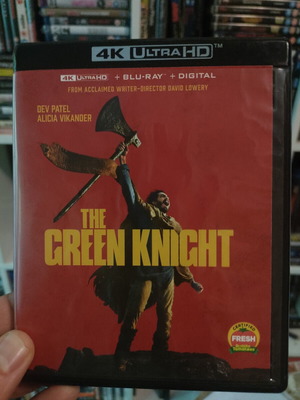 The Green Knight 4K UltraHD Blu-Ray like new, adventure drama fantasy