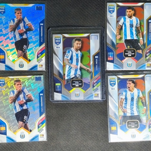 Argentina Lot of 5 Road to World Cup 26 Panini Adrenalyn XL cards
