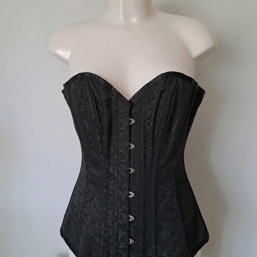 Punkrave corset size 28 new, black goth overbust