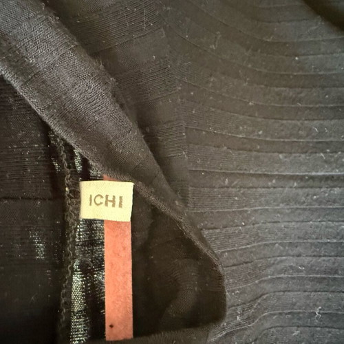 Ichi long-sleeve black bodysuit like new, size S