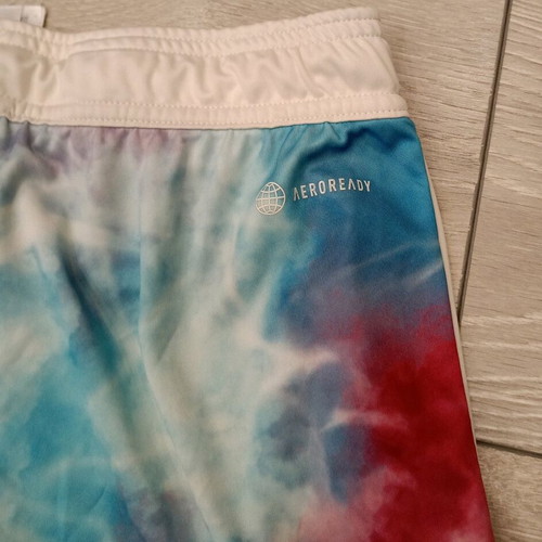 Adidas Tie-Dye Shorts used, multicolor, size S