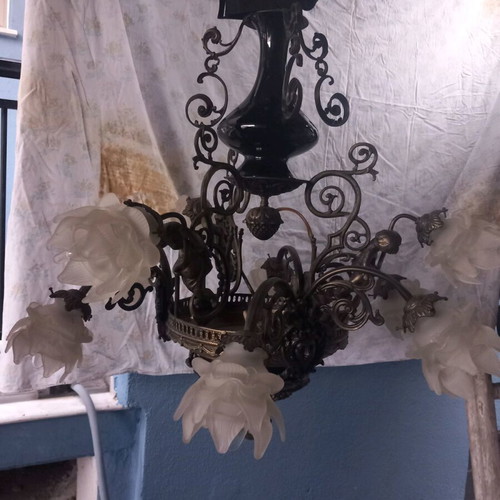 Vintage ceiling light used