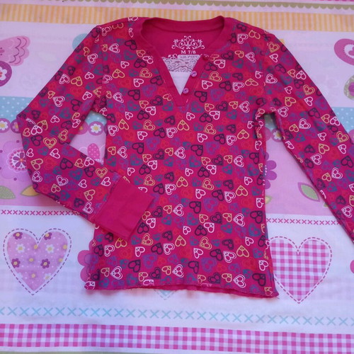 Two blouses for 7 years old like new, pink