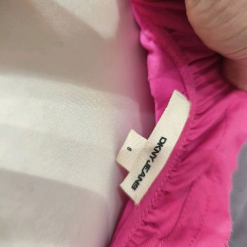 DKNY genuine cocktail summer dress size S pink like new